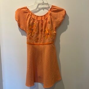 Orange dress